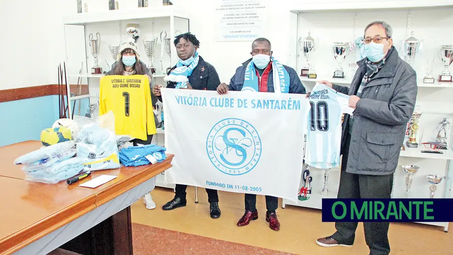 Vitória de Santarém apoia academia desportiva na Guiné-Bissau