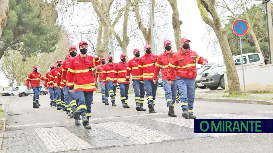 A corporação de Bombeiros Municipais de Tomar A corporação de Bombeiros Municipais de Tomar