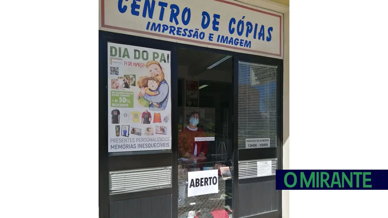 Comércio abre portas a “conta-gotas”