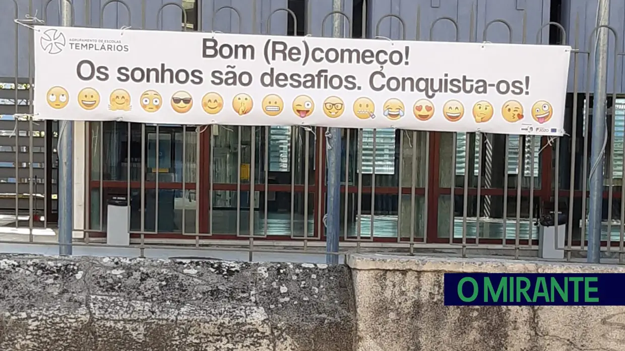 Recepção surpresa no Agrupamento  de Escolas Templários  em Tomar
