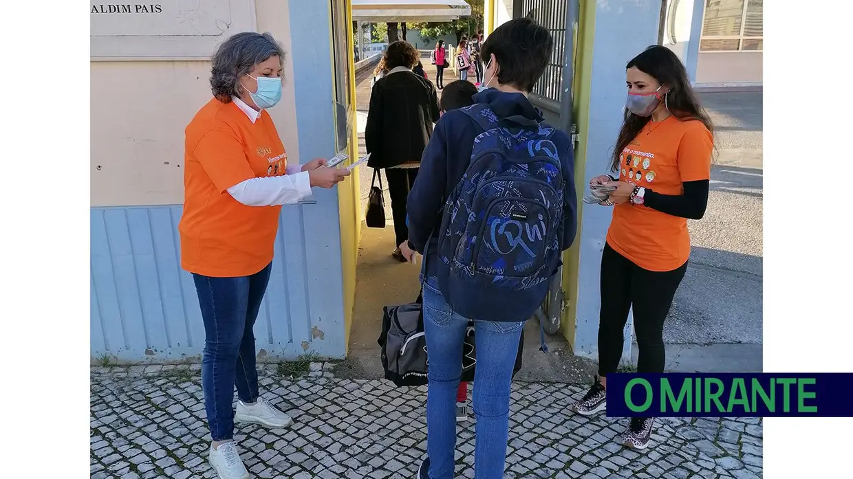 Recepção surpresa no Agrupamento  de Escolas Templários  em Tomar