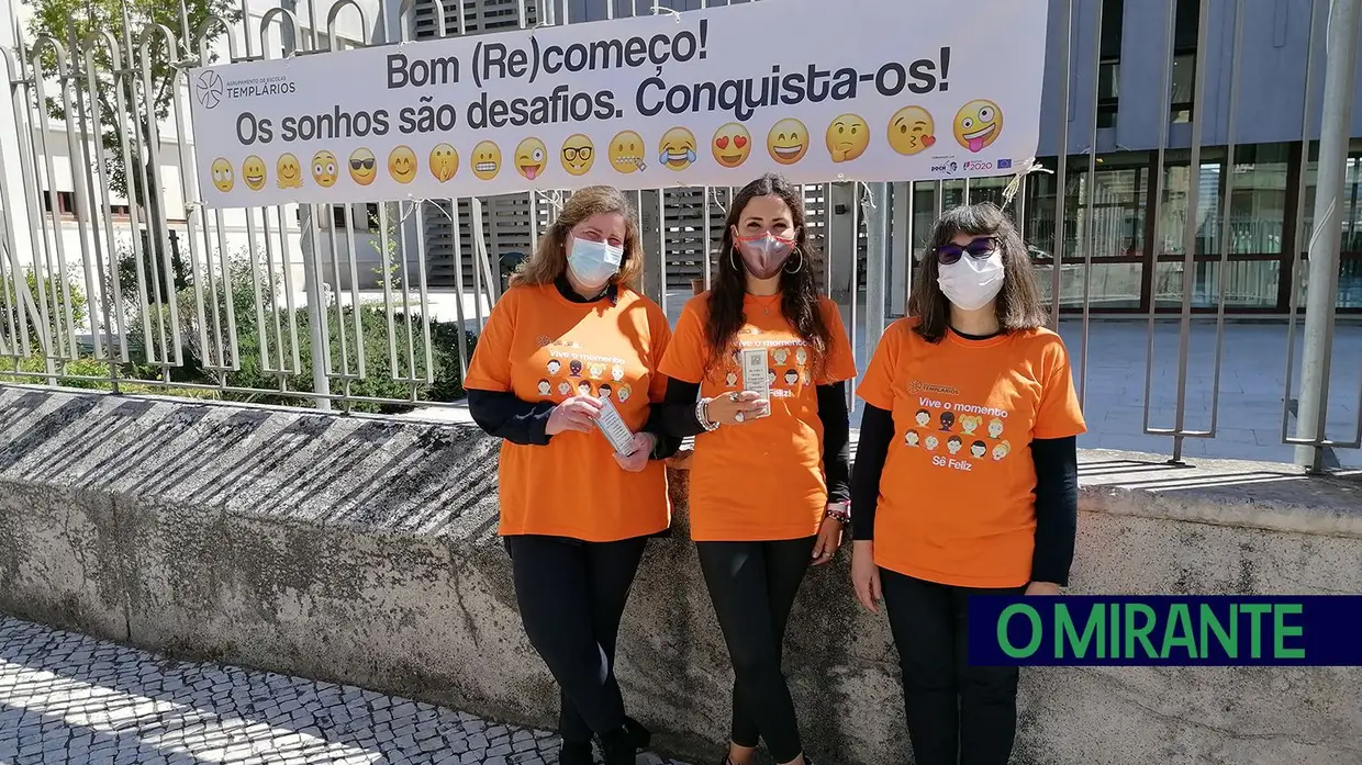 Recepção surpresa no Agrupamento  de Escolas Templários  em Tomar