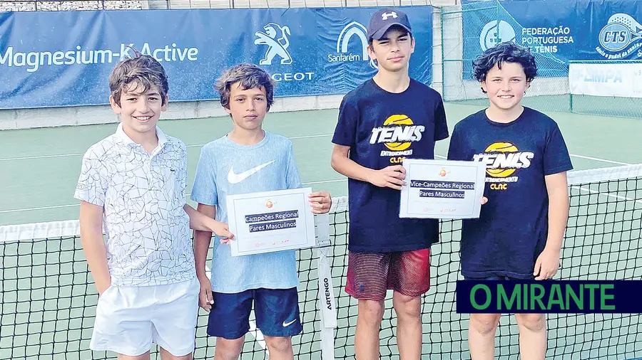 Tenistas de Santarém brilham no Campeonato Regional de Ténis  