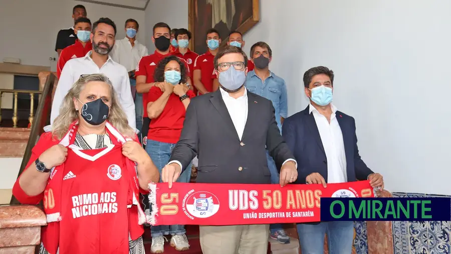 Município saúda União de Santarém pela promoção à 3ª Liga Município saúda União de Santarém pela promoção à 3ª Liga