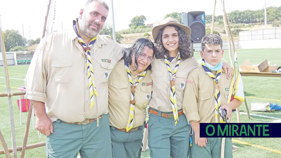 Uma família de escoteiros de Vila Nova da Rainha