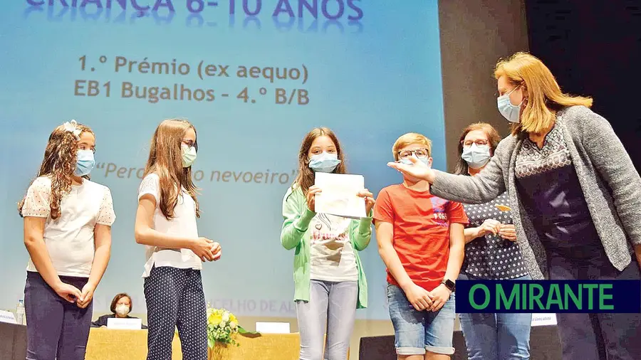 A entrega de prémios dos XXXIV Jogos Florais do Concelho de Alcanena