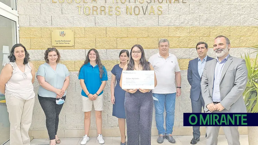 Prémio Excelência da Escola Profissional de Torres Novas entregue a Mariana Piedade