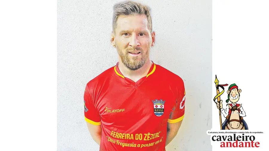 Ferreira do Zêzere piscou o olho a Messi mas o craque não ligou Ferreira do Zêzere piscou o olho a Messi mas o craque não ligou