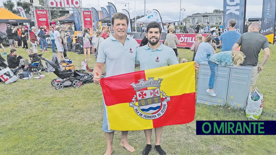 Os nadadores Cristiano Santos e Sebastião Santos