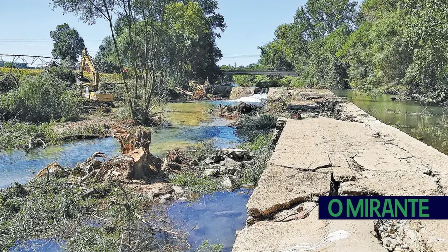 Tomar prossegue limpeza do rio Nabão Tomar prossegue limpeza do rio Nabão