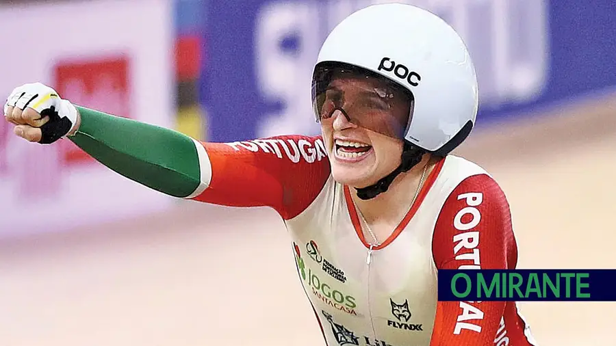 Ciclista Maria Martins é campeã europeia de omnium