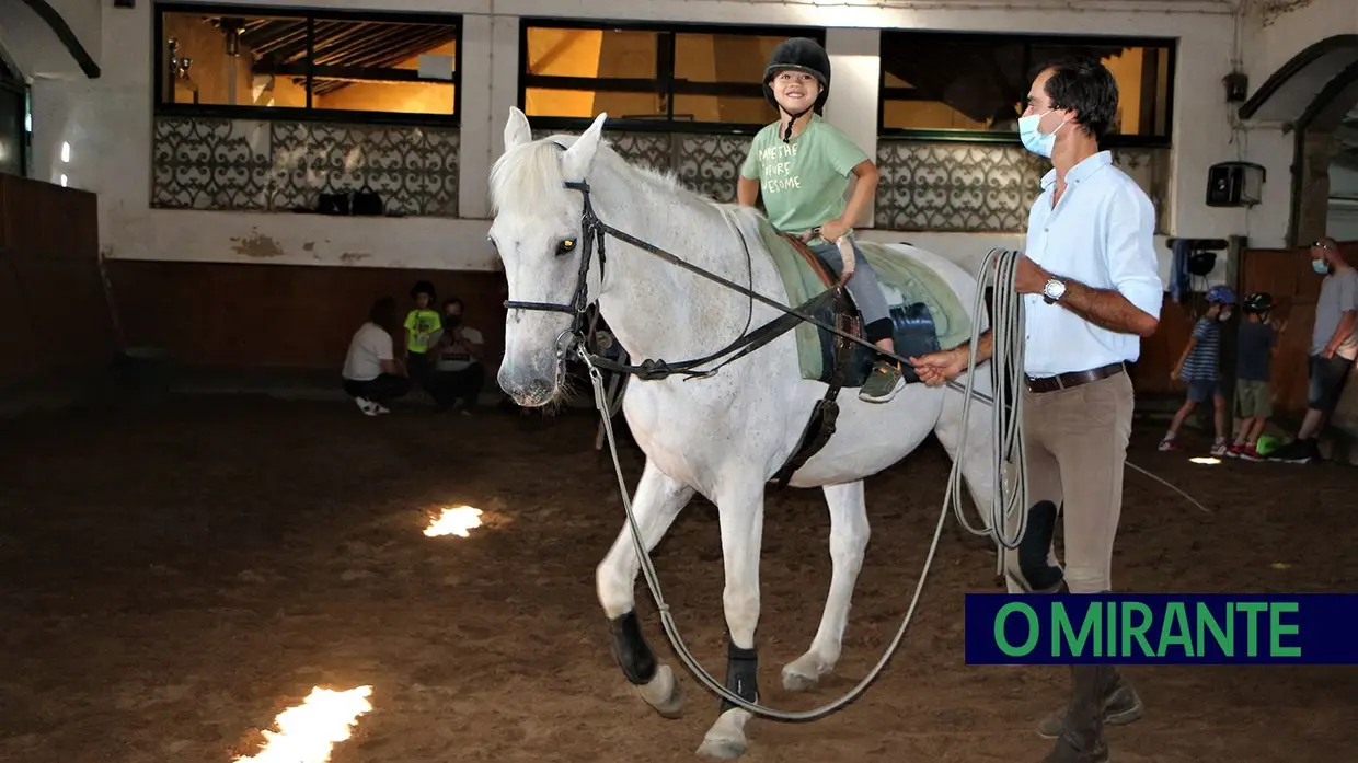 Cavalos ajudam a melhorar vida de crianças em Azambuja