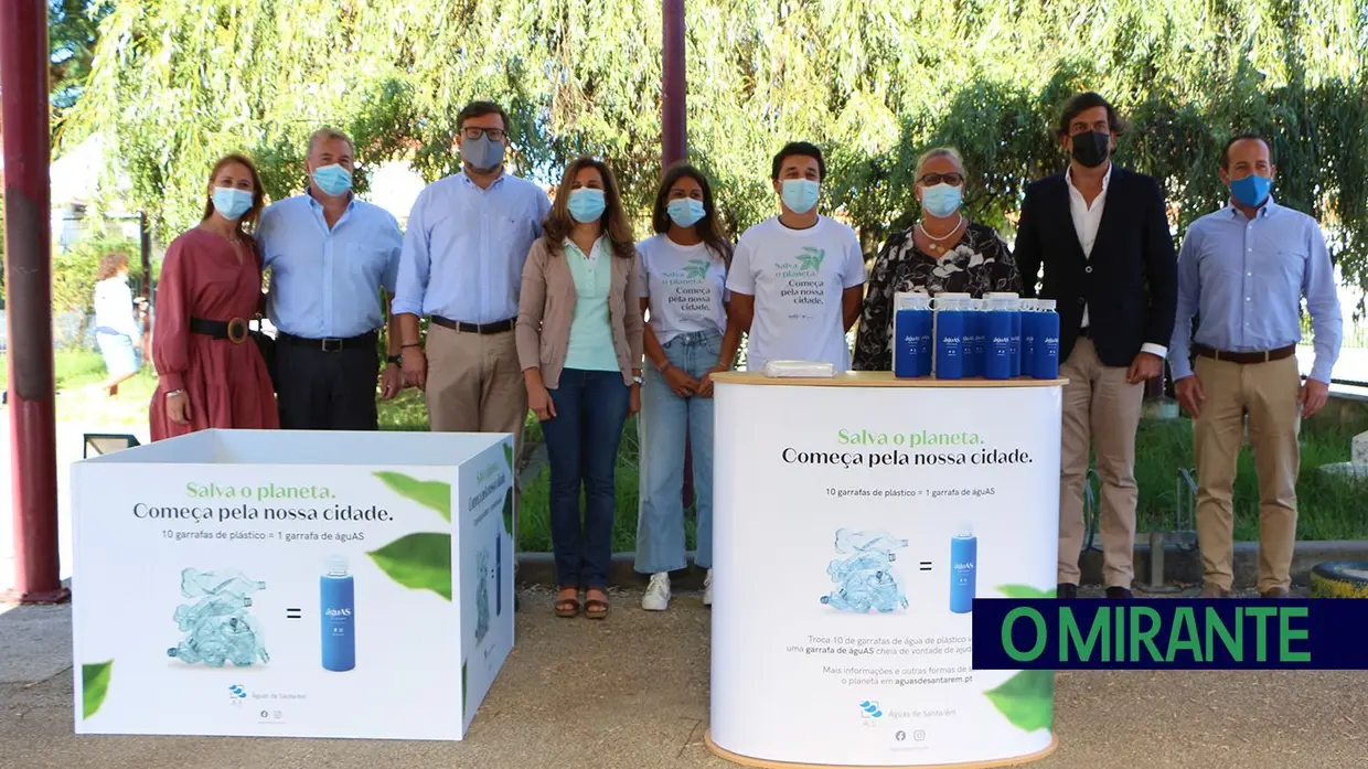 Águas de Santarém troca garrafas de plástico por reutilizáveis