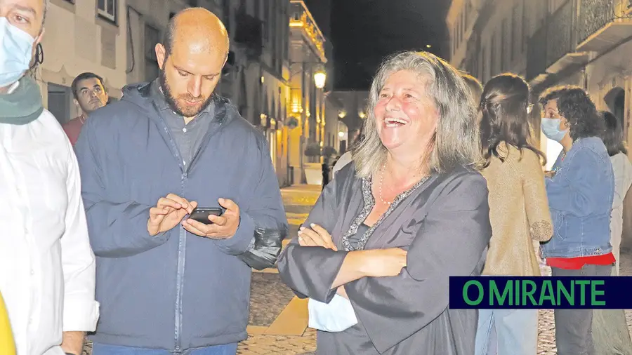 Anabela Freitas foi a última a sorrir depois de uma noite eleitoral bem disputada Anabela Freitas foi a última a sorrir depois de uma noite eleitoral bem disputada