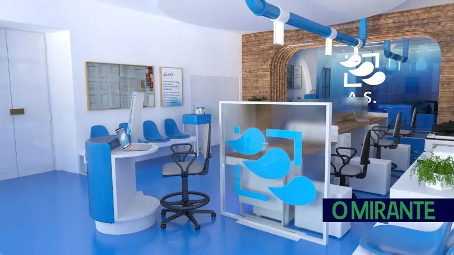 Águas de Santarém renova espaço de atendimento ao público