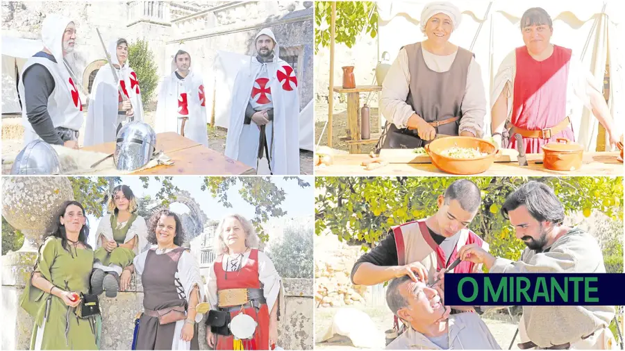 Lutas e danças animam fim-de-semana templário no Castelo de Tomar Lutas e danças animam fim-de-semana templário no Castelo de Tomar