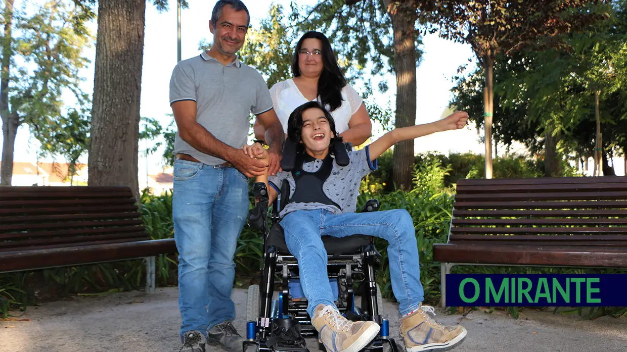 André Castanheiro, o menino com paralisia cerebral
