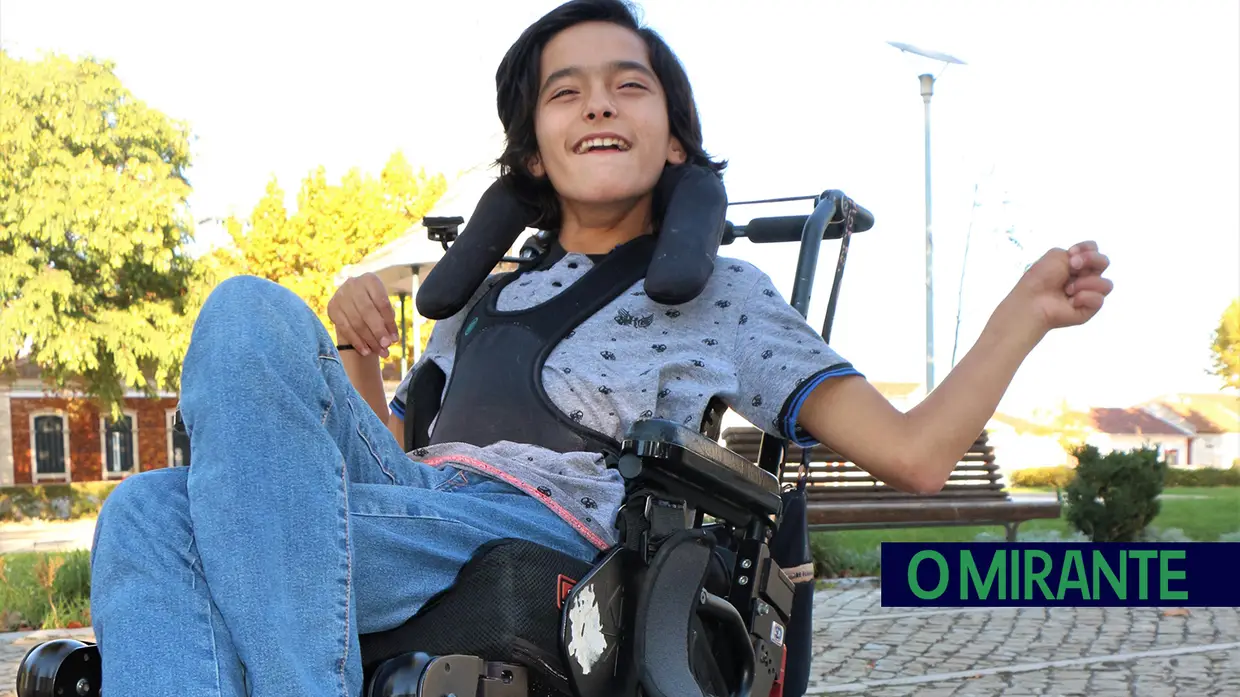 André Castanheiro, o menino com paralisia cerebral