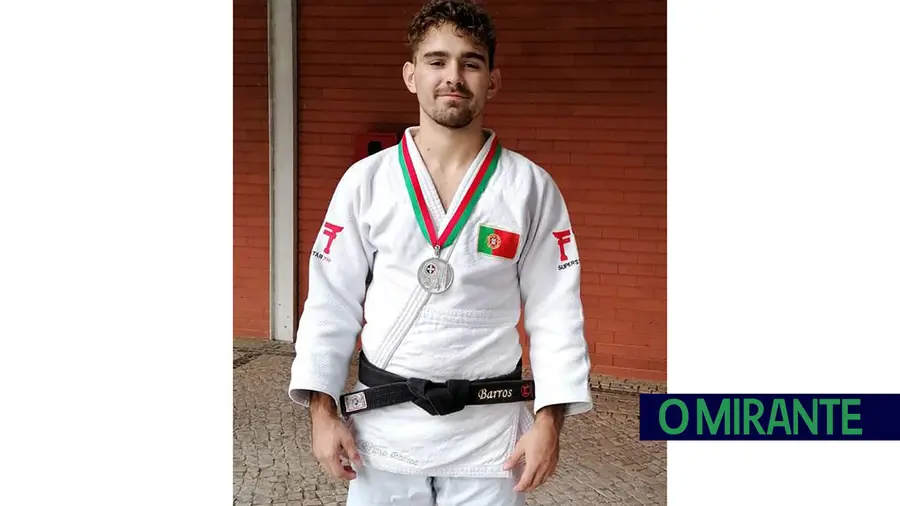 Bruno Barros vice-campeão nacional de judo