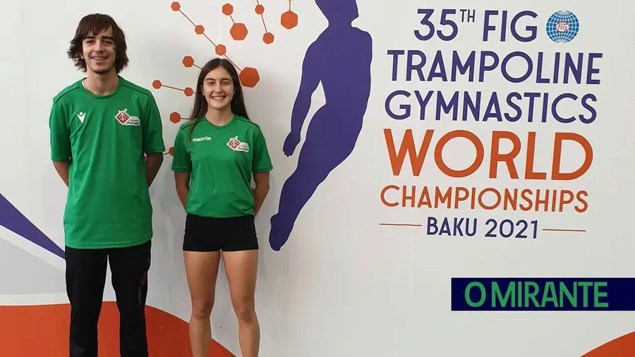 Ginastas de Santarém nos Campeonatos do Mundo de Trampolins