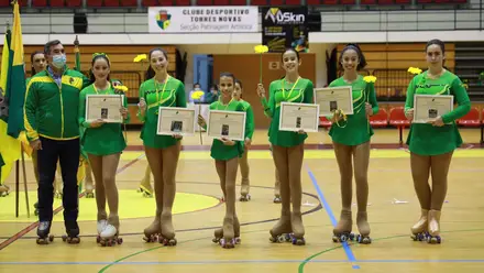 A secção de patinagem artística do Clube Desportivo de Torres