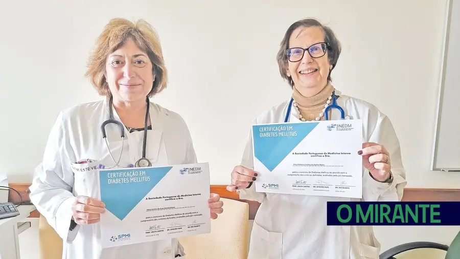 As médicas Maria Cristina Esteves e Maria Filomena Roque As médicas Maria Cristina Esteves e Maria Filomena Roque