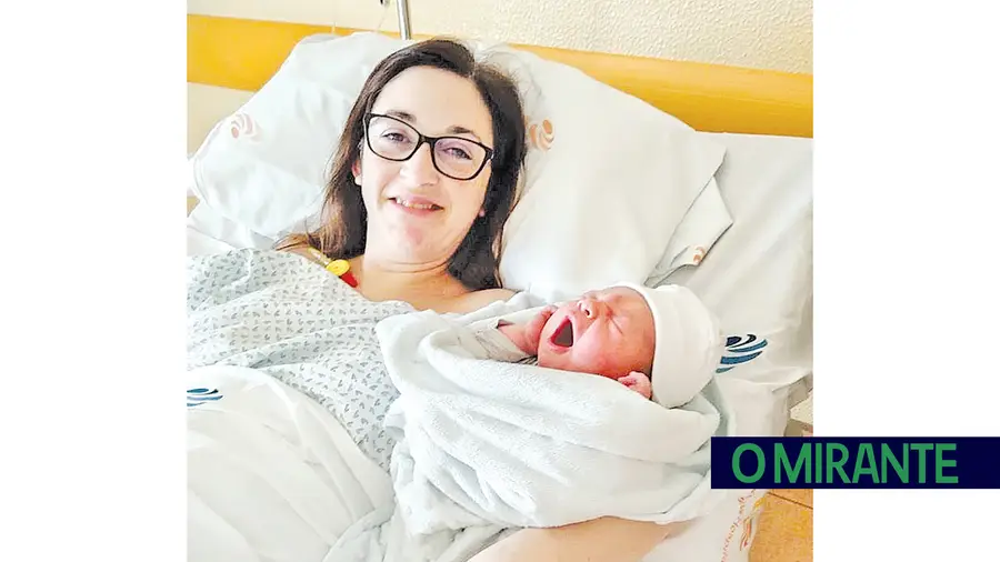 Martim é o primeiro bebé do país em 2022 e nasceu em Abrantes