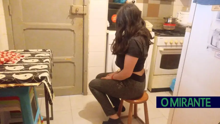 Fotografia cedida pela mãe da aluna agredida