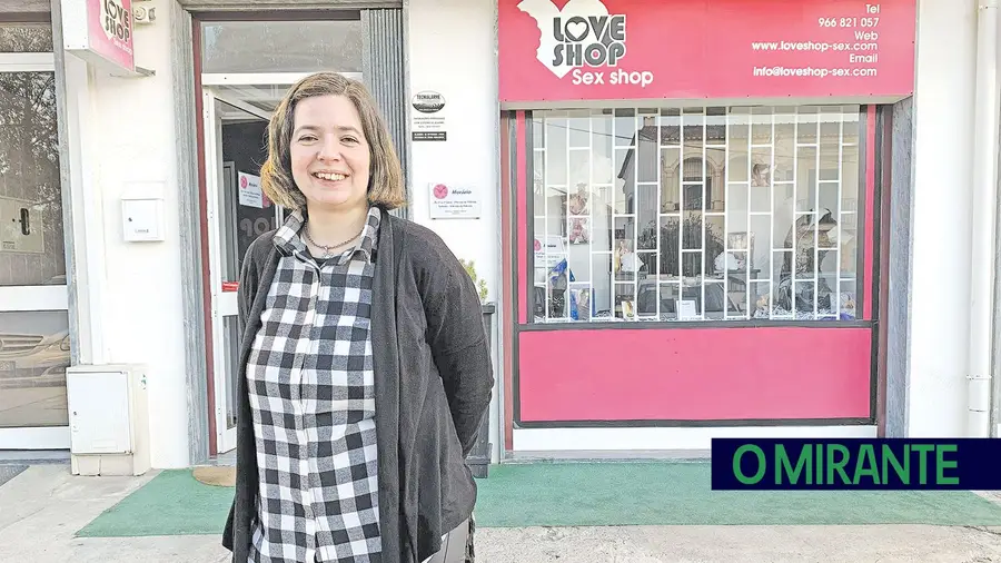 Susana Abreu é a proprietária da Love Shop – Sex Shop em Santarém que celebrou o 13º aniversário a 9 de Fevereiro (foto DR)