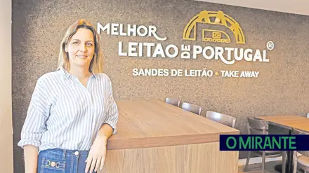 Zita Freire é administradora do restaurante Mosteiro dos Leitões, na Zibreira, concelho de Torres Novas