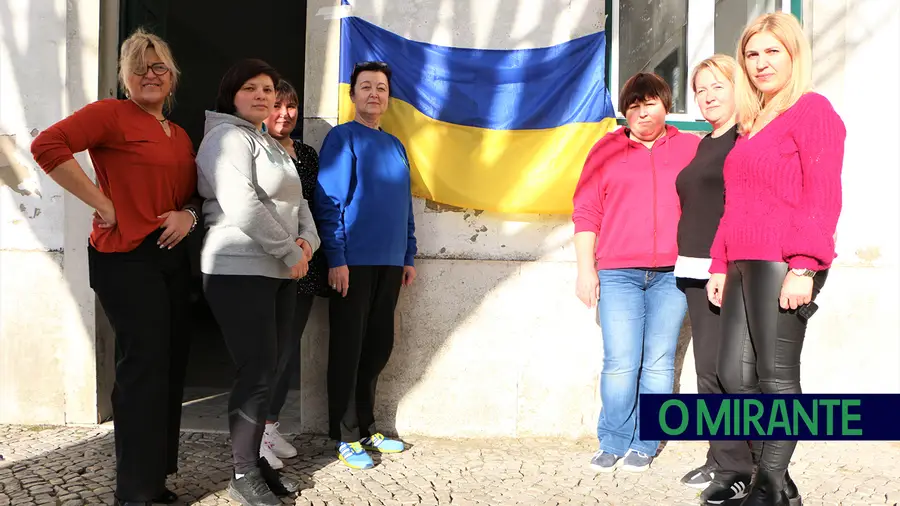 Vídeo. Comunidade ucraniana de Santarém mobiliza-se para angariar bens 