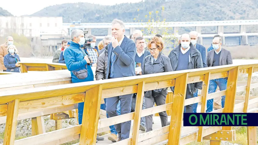 Vasco Estrela liderou comitiva na inauguração dos novos passadiços de Ortiga