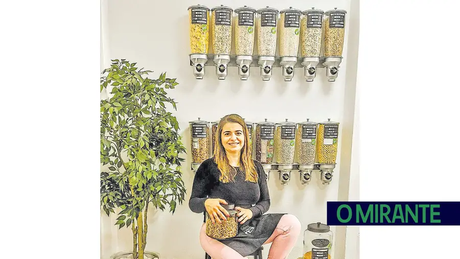 Catarina Domingues apostou num negócio com mais de trezentos produtos a granel – FOTO DR