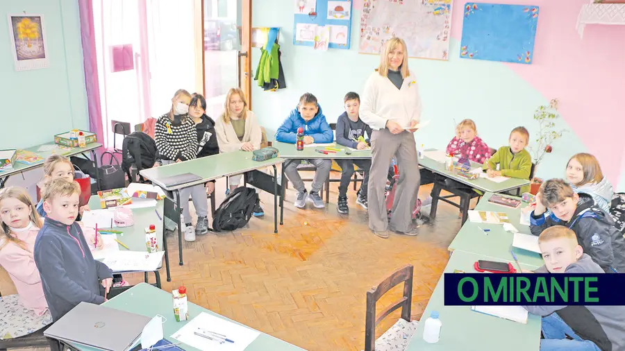 Escola Ucraniana em Santarém acolheu 15 novos alunos que fugiram da guerra