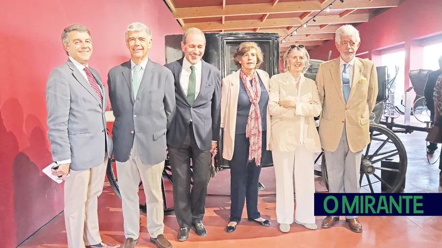 Irmãos Campilho, (Miguel, Manuel, João, Carmo, Maria e Pedro) na inauguração do novo Museu das Carruagens na Quinta da Lagoalva