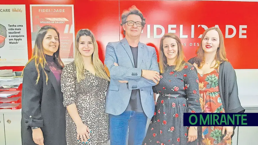 Jorge Feliciano e a equipa: Cátia Barbosa, Filipa Valente, Joana Nunes e Patrícia Pinto