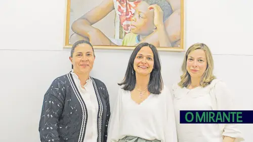 Susana Matias, Raquel Vargas e Bianca Silva, elementos do Centro de Apoio Familiar e Aconselhamento Parental de Rio Maior