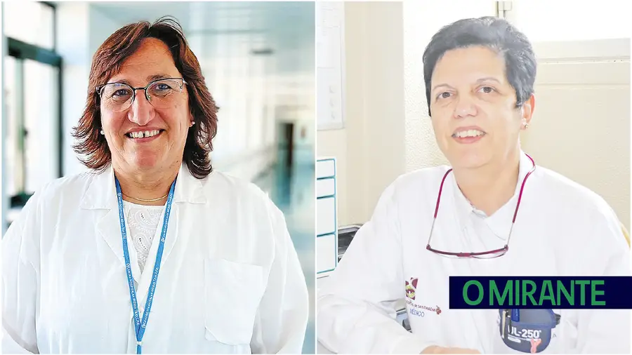 Ivone Caçador, directora do serviço de Ginecologia/Obstetrícia do CHMT. Madalena Nogueira, directora do serviço de Ginecologia/Obstetrícia do Hospital Distrital de Santarém