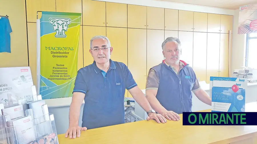 Manuel Paulo e Paulo Rodrigues são gerentes da Macrofal. fotoDR