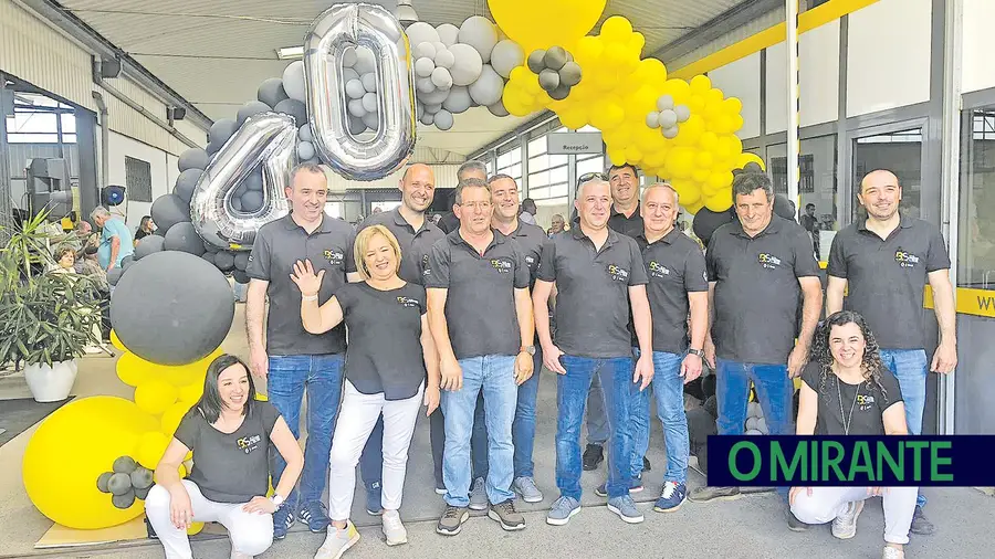 José Serafim e Jacinta Serafim são os gerentes da empresa Bastos&Silva, situada em Benavente, que comemorou o 40º aniversário
