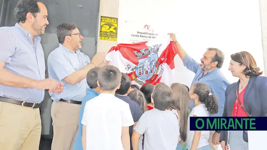 Escola Básica de Alcanhões foi inaugurada a 3 de Junho e as obras custaram 300 mil euros