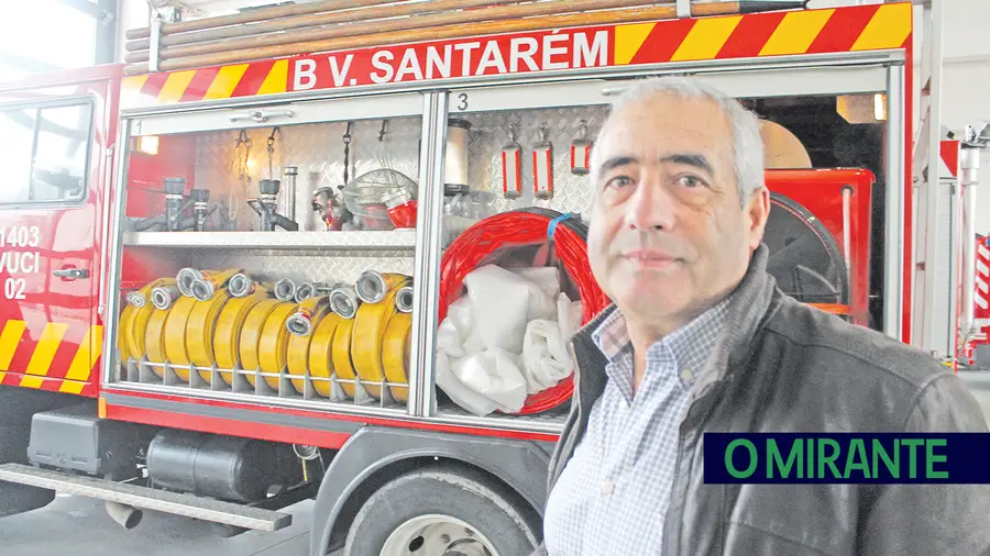 Diamantino Duarte, presidente da direcção dos Bombeiros Voluntários de Santarém, diz que a contestação interna se resume a um ou dois elementos