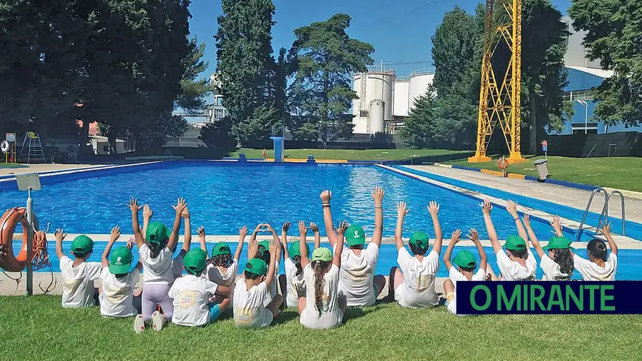 Piscinas da Cimpor passaram a ser geridas pela Euterpe Alhandrense mediante protocolo celebrado entre as duas entidades há oito anos. FOTO Euterpe