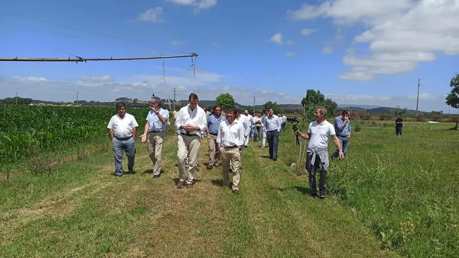 Galeria de Fotos. Uso Eficiente da Água na Cultura do Milho foi tema de acção na Quinta da Cholda 