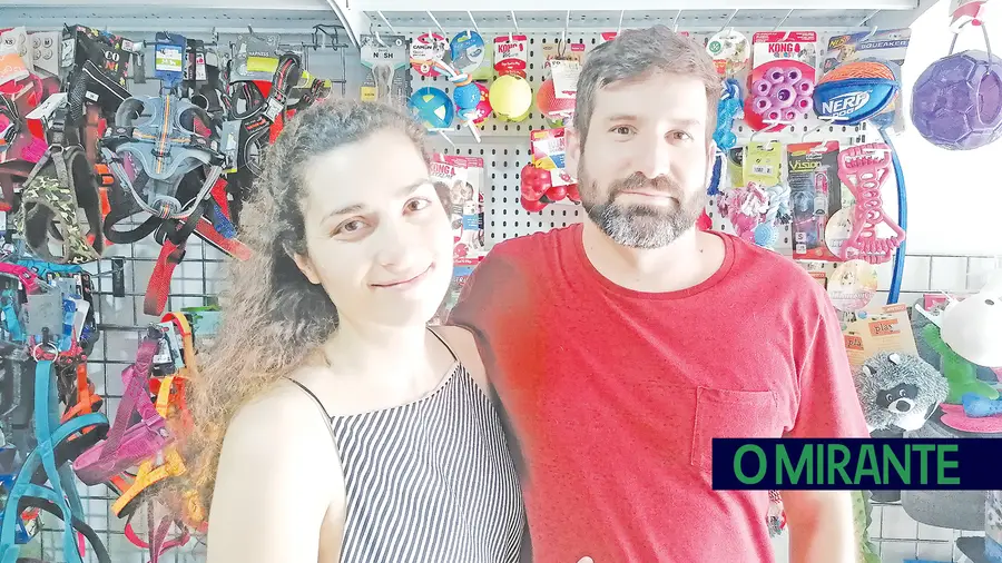 Proprietários da Animalzone Bruno Gomes e Andreia Baptista