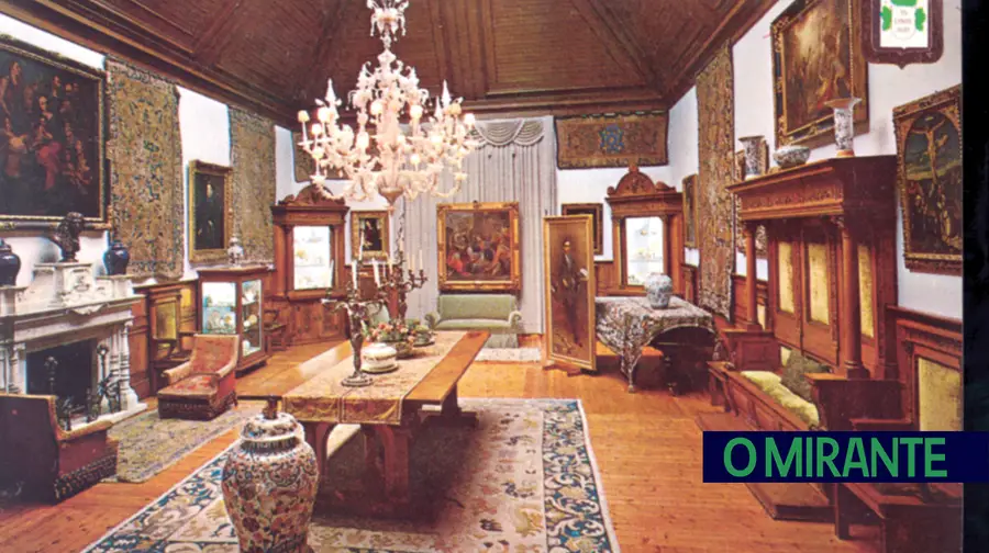 Uma das salas da Casa Museu dos Patudos em Alpiarça considerado um dos museus municipais mais importantes do país