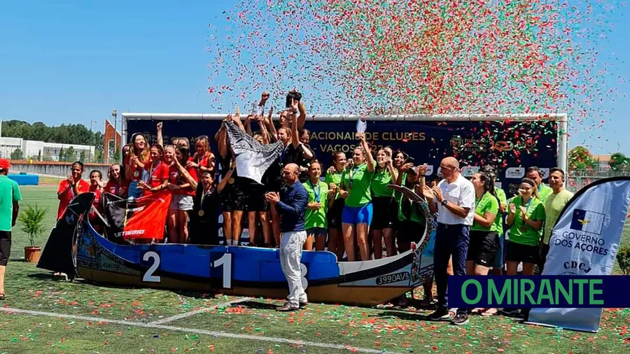 União de Tomar ficou no segundo lugar do pódio na competição feminina. – FOTO – DR