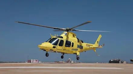 Vítima de acidente em Almeirim transportada de helicóptero para Lisboa