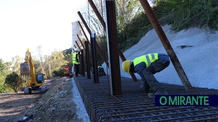 Obras nas encostas de Santarém decorrem há cinco anos e têm agora conclusão apontada para Setembro de 2023