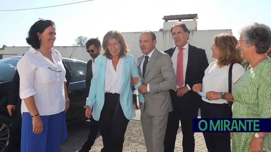 Inauguração contou com a presença da ministra do Trabalho, Solidariedade e Segurança Social, Ana Mendes Godinho e do presidente da Câmara de Coruche, Francisco Oliveira